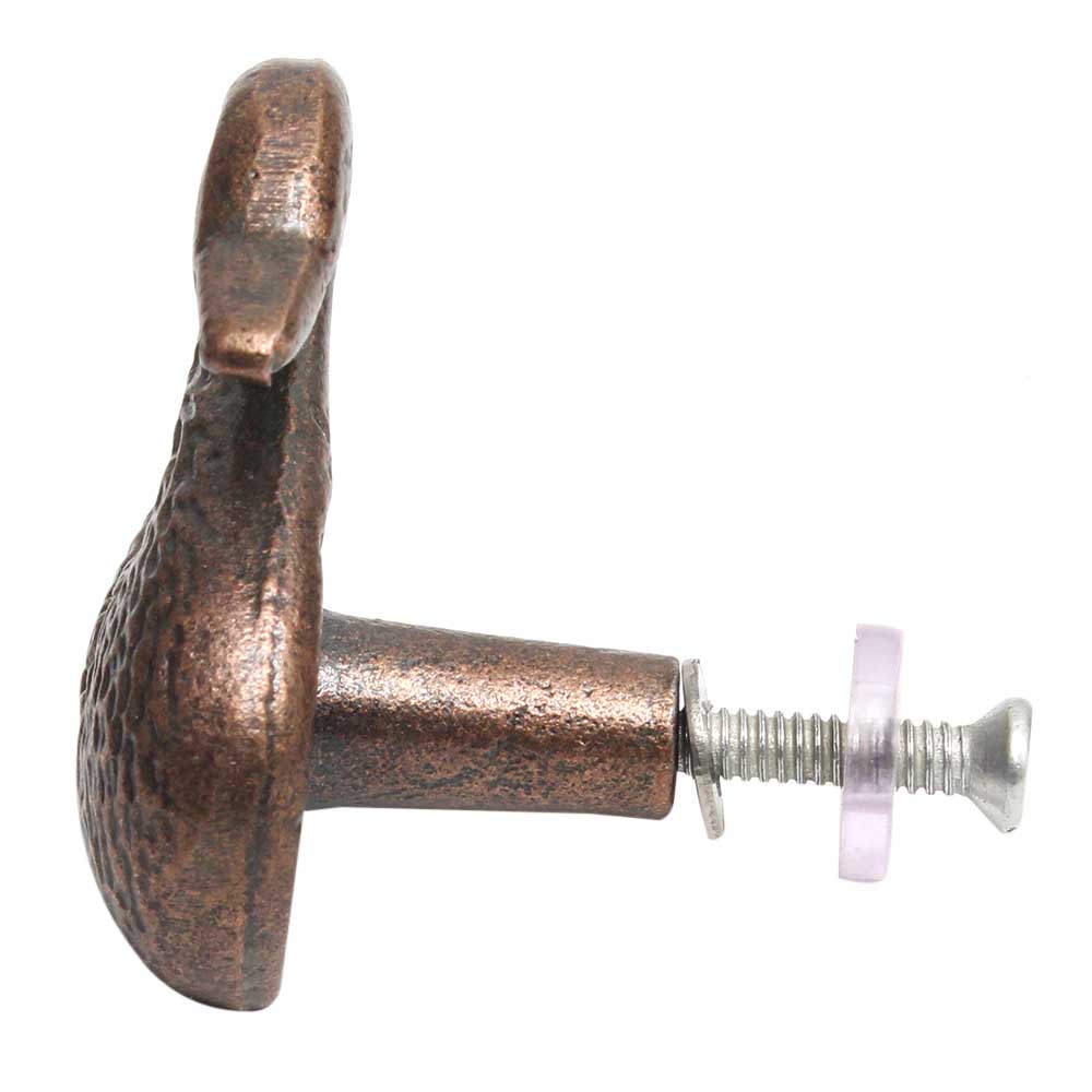 Antique Swan Iron Knobs